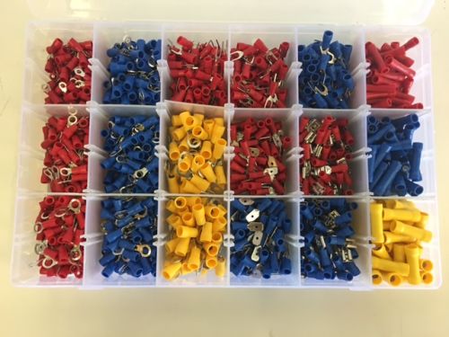 1200 Piece Wire Connector Crimp Terminal Assorted Set