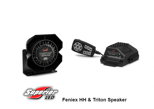 Feniex Typhoon Handheld Siren + 100W Triton Speaker