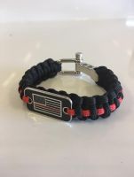 Thin Red Line Paracord Bracelet